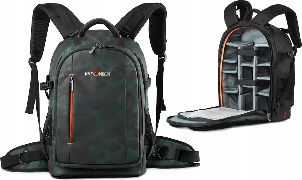 Sac à dos photo KF13.119 robuste et imperméable avec accès sécurisé PC