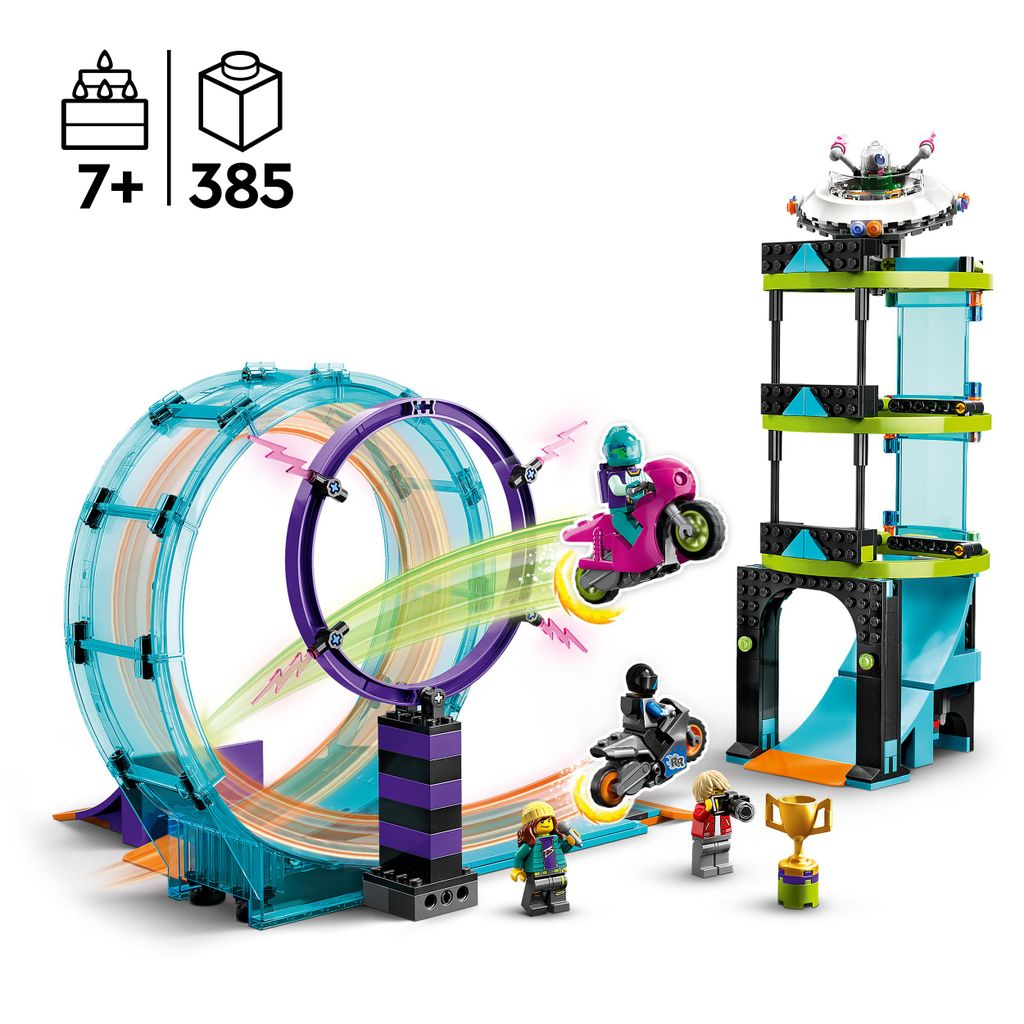 LEGO 60361 City Stuntz Ultimative Stuntfahrer-Challenge, Produktbild 3