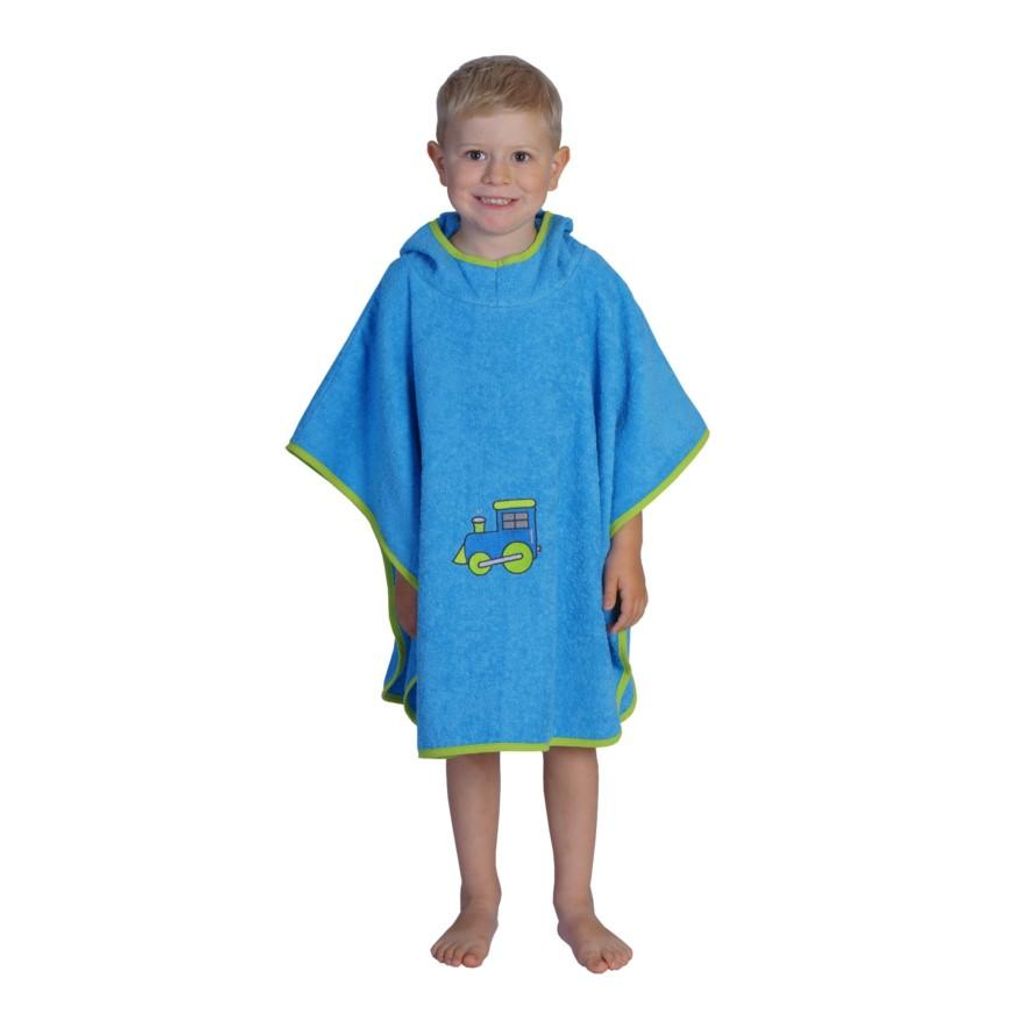 Wörner Südfrottier Badeponcho "Lok ozean" 60x75 cm