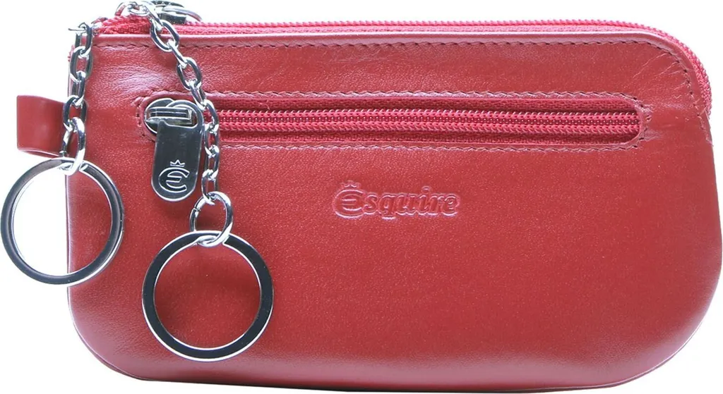 Idea Regalo: Astuccio Chiavi Esquire Silk 02 Rosso in Confezione