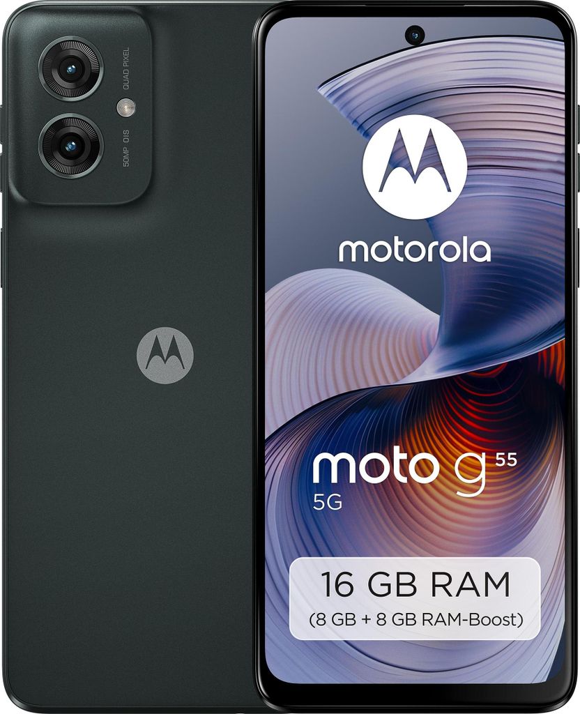 smartfon moto G55 5G 8GB + 256GB Forest Grey Zdjęcie produktu 