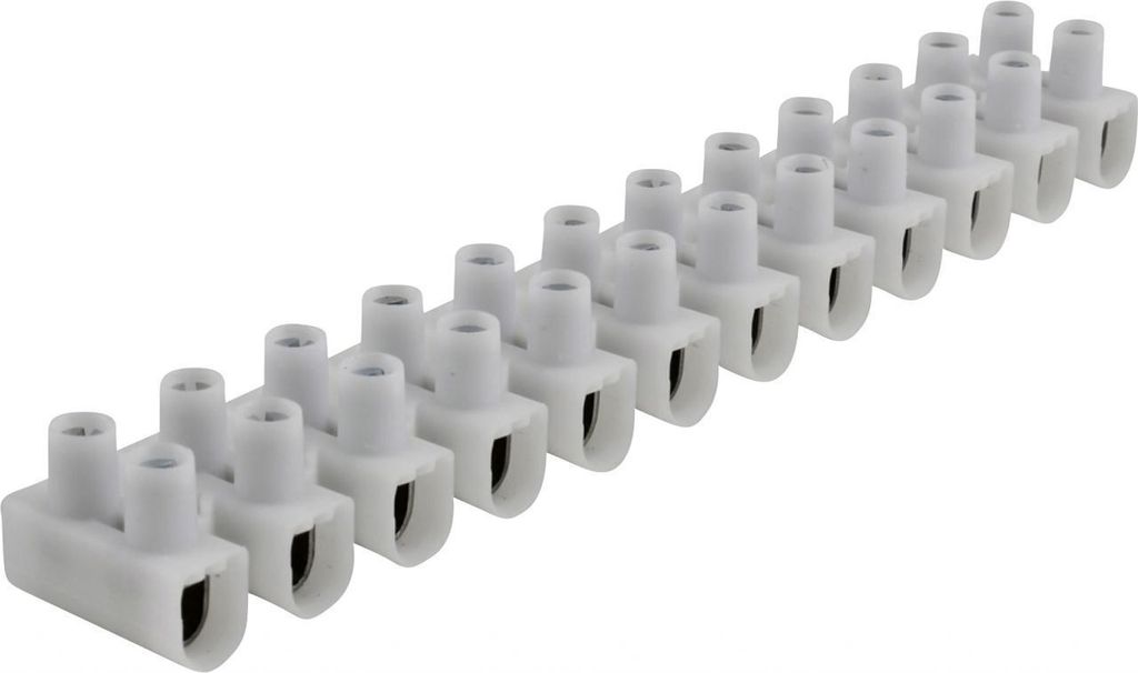 Unitec Lüsterklemme Verbindungsklemme 12polig x 4,0-16mm² VDE weiß