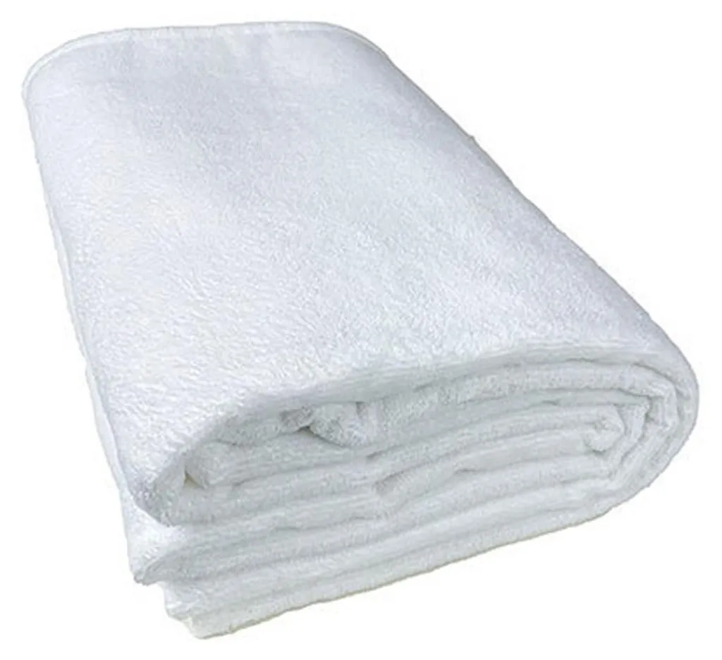 Serviette de bain XXL 200x150 cm blanche - Idéale pour le Spa et Sauna