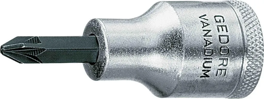 Bussola GEDORE IKS 19 PZD 2 1/2" Pozidriv PZ2 - Anti-Sgranamento