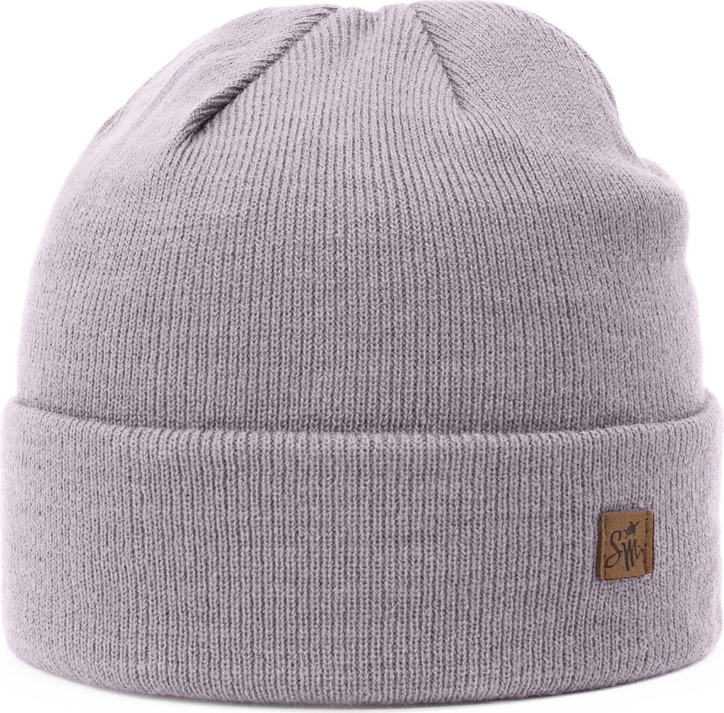 Smith & Miller Basic Cuff Beanie, flieder