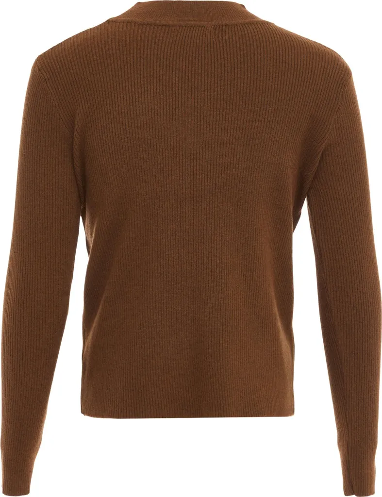 Maglione Paino Marrone Scuro Donna XS/S - Comodità Quotidiana - 2