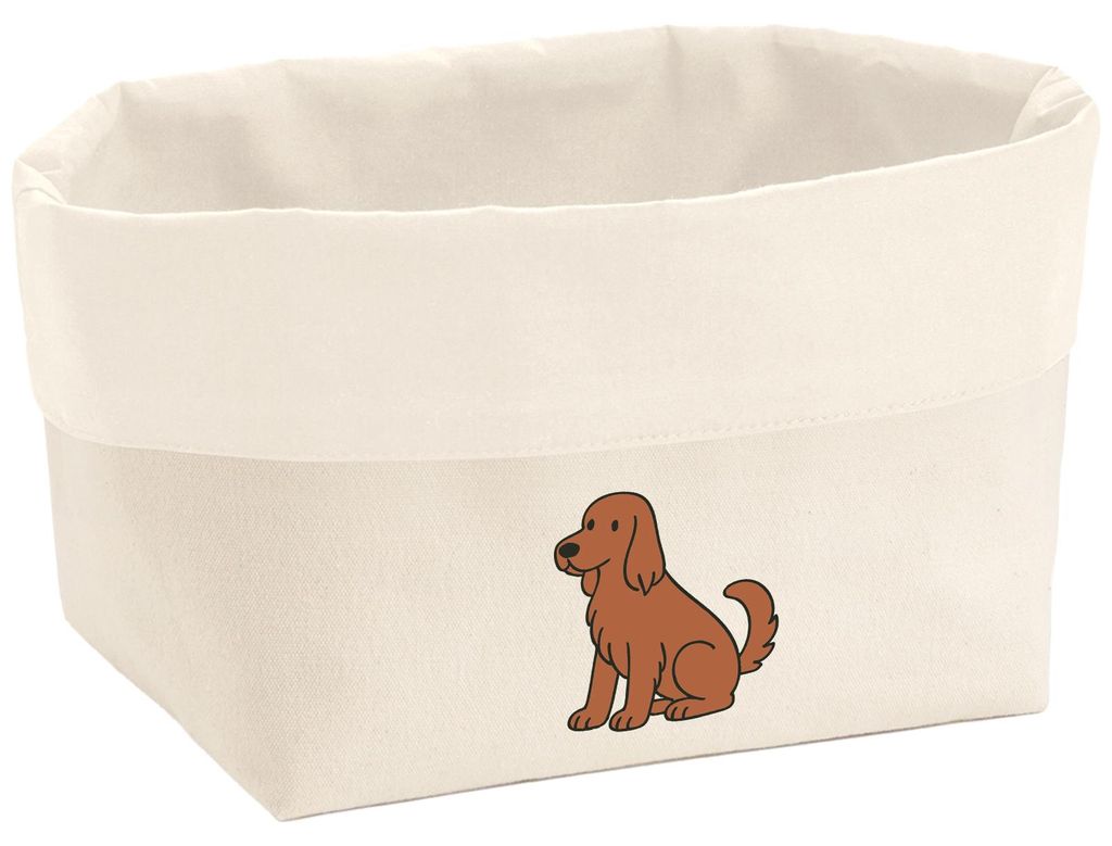 Huuraa Organizer Irish Setter Comic Iri 8 Liter Large Canvas Baumwolle Utensilo Geschenkidee