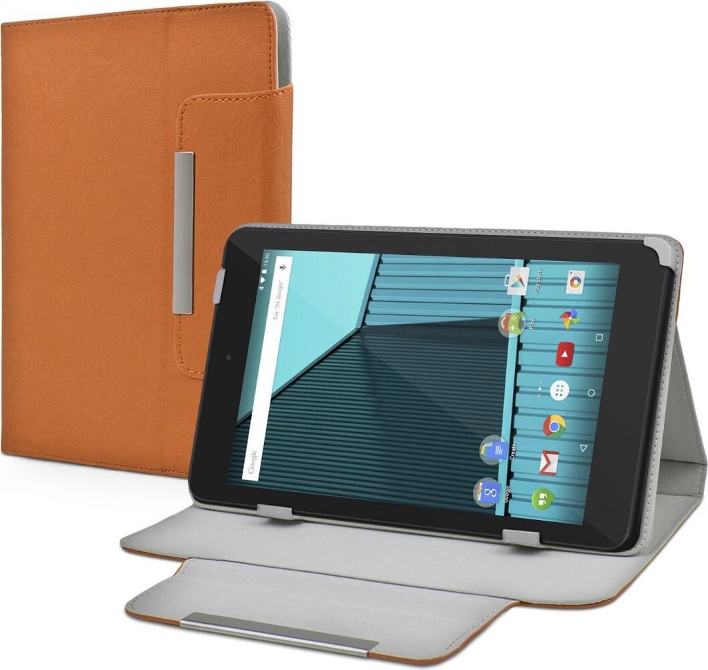 eFabrik Schutzhülle für TrekStor SurfTab xintron i 7.0 Tasche braun (7 Zoll, 17,8 cm) Schutzhülle Case Cover Schutztasche Stand-Funktion hochwer...