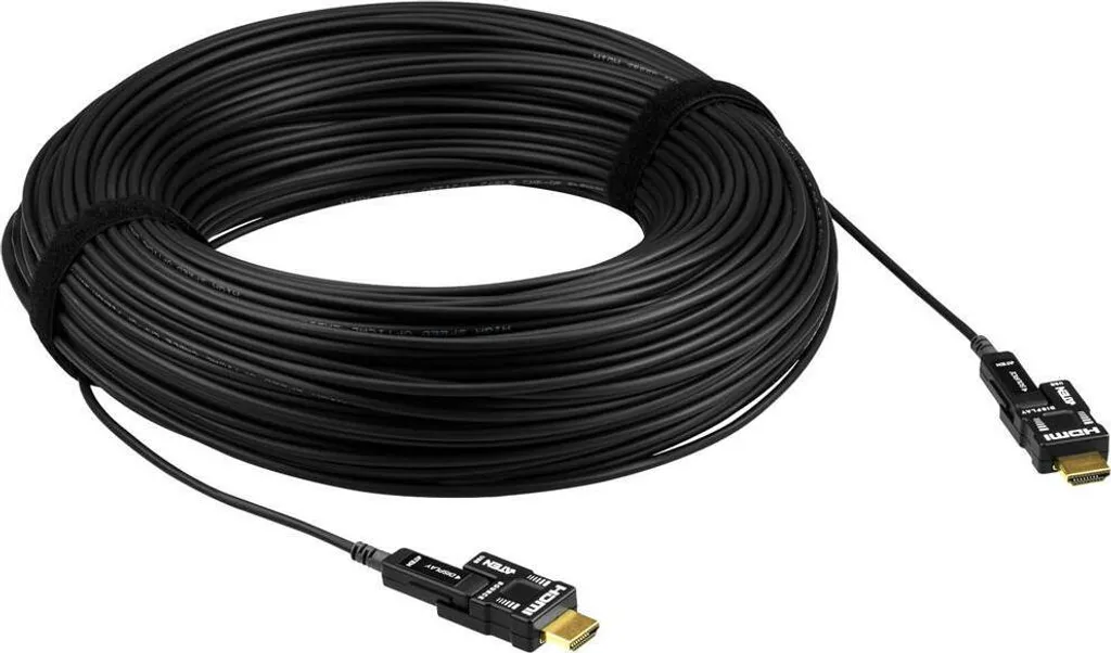 ATEN VE7834A Câble Optique Actif HDMI 2.0 True 4K 60Hz de 60m Noir