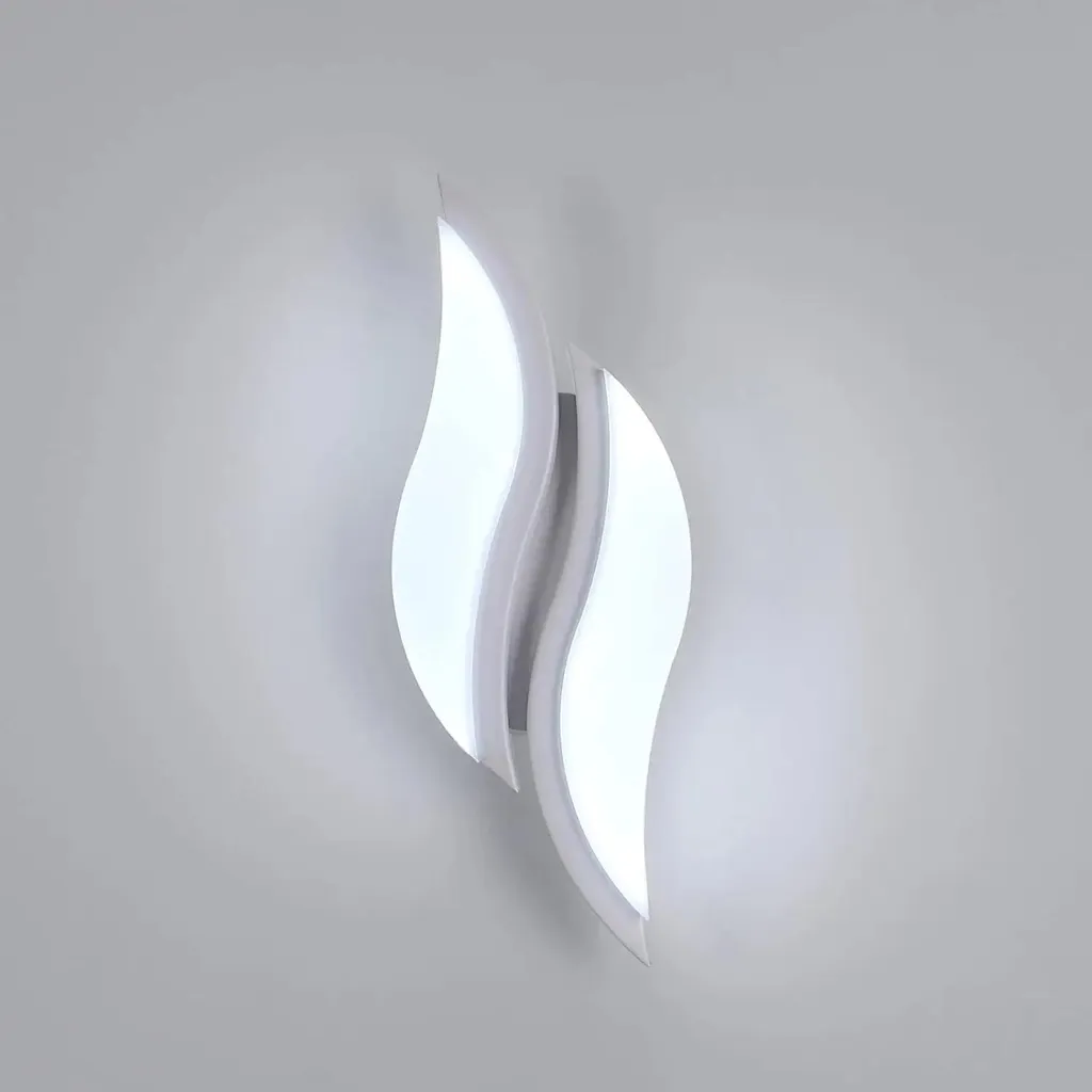 Applique murale LED 12W Blanc Froid 6500K en Acrylique et Fer 220V