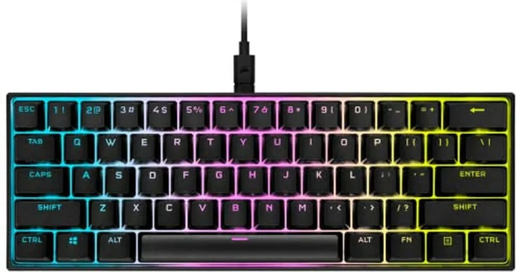 Clavier Corsair K65 RGB MINI 60% avec Technologie AXON et Switches MX