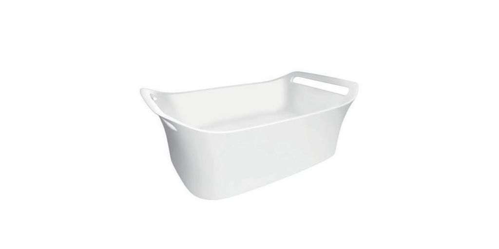 hansgrohe Waschschüssel AXOR URQUIOLA Aufsatzbecken 625 x 408 mm weiß