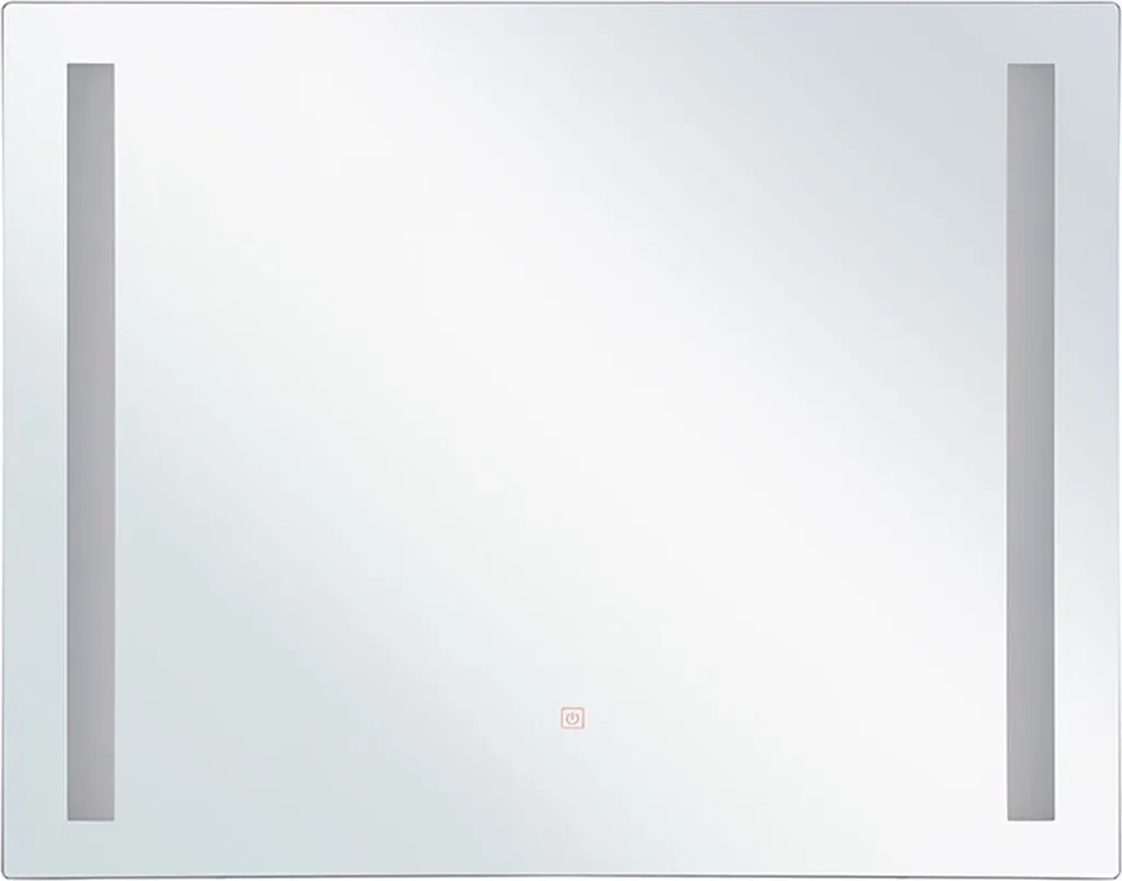 Miroir de salle de bain BELIANI 60 x 70 cm avec éclairage LED moderne