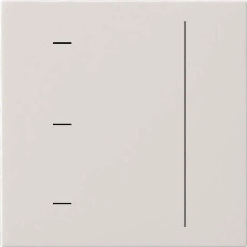 Gira Touchaufsatz S3000 Reinweiß 536503 - Commande Tactile Blanche