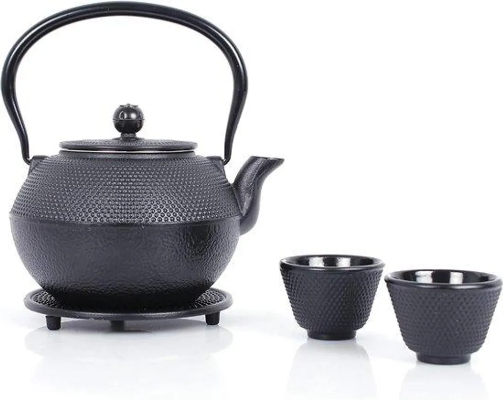 Cafetière électrique robuste en fer noir pour un café sans résidus