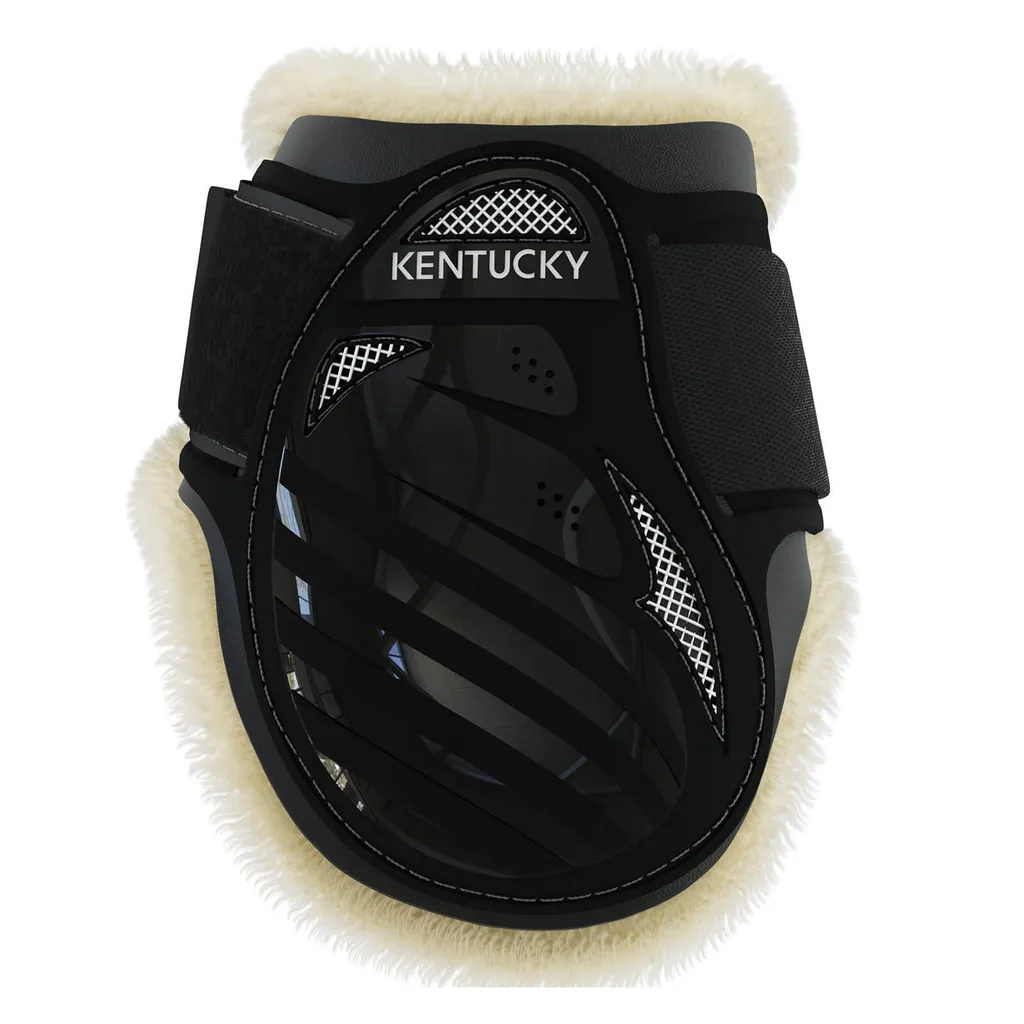 Kentucky Horsewear Bamboo Bavoir Peau d'Agneau Jeunes Chevaux Selle