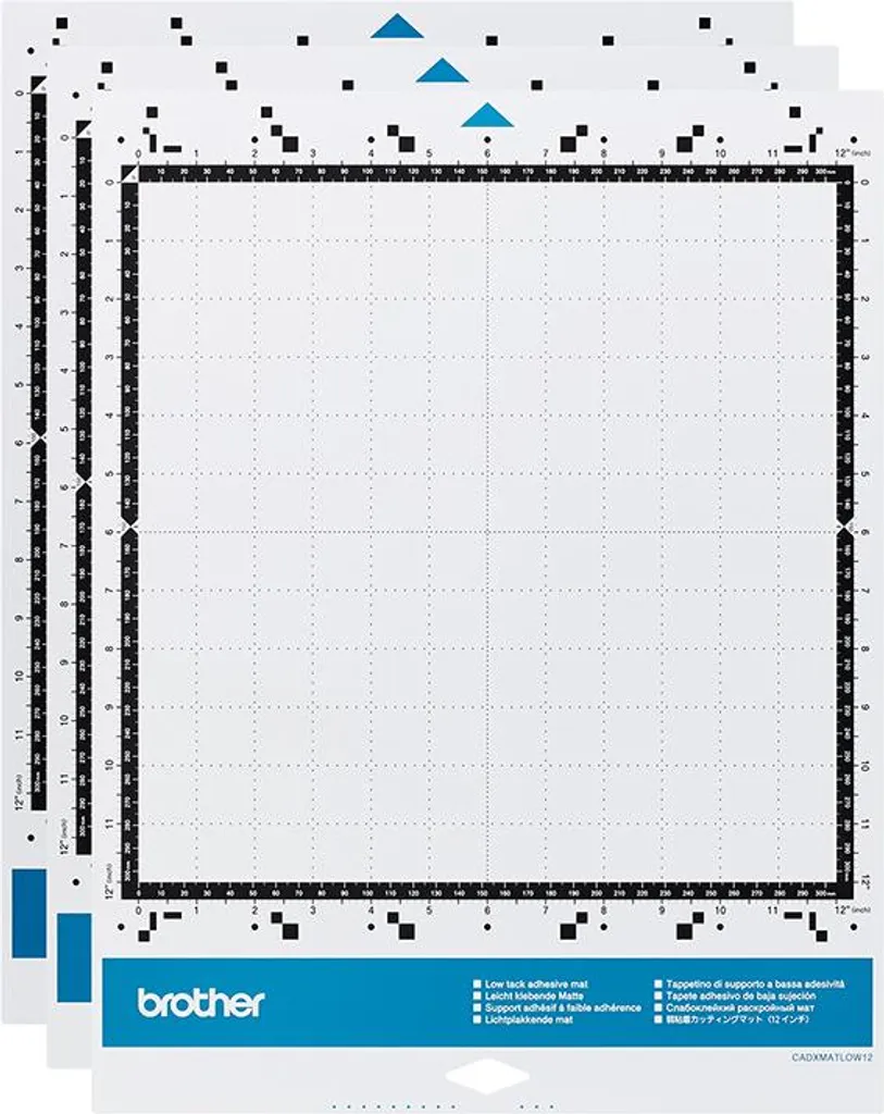 Pack de 3 Supports de Découpe ScanNCut SDX pour Matériaux Délicats Brother
