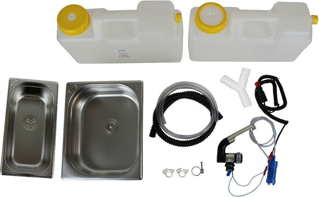 12V mini cucina vendita stand kit lavello 325x265x100 + Immagine del prodotto 