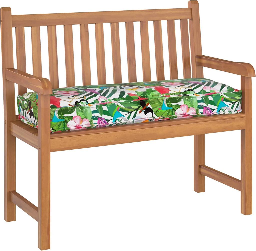 vidaXL Kissen Floral Mehrfarbig 110 x 40 x 8 cm Oxford-Stoff