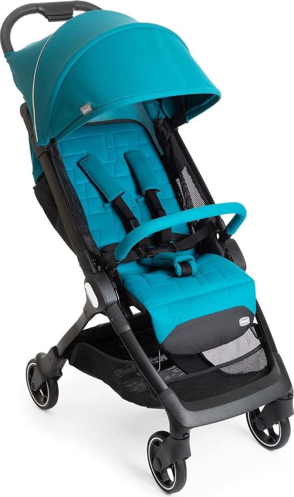 Zusammenklappbarer ultraleichter Reisebuggy von 0 bis 22 kg - Neigbarer Kinderwagen mit Schlafposition, Gepolsterten Schultergurten und Schutzhülle