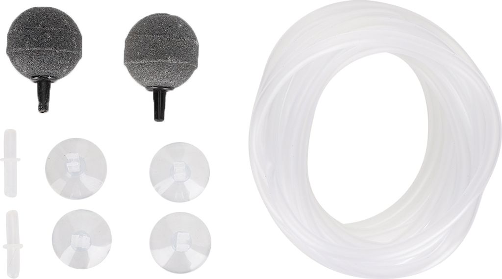Aquarium Oxygen Set, Air Pump Accessories with Bubble Stones & Suction Cups, Aeration Device for Fish Tanks