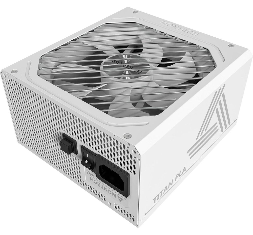 Montech Titan PLA 1000W 80 PLUS & Cybenetics Platinum, modular, PCIe 5.1 - weiß