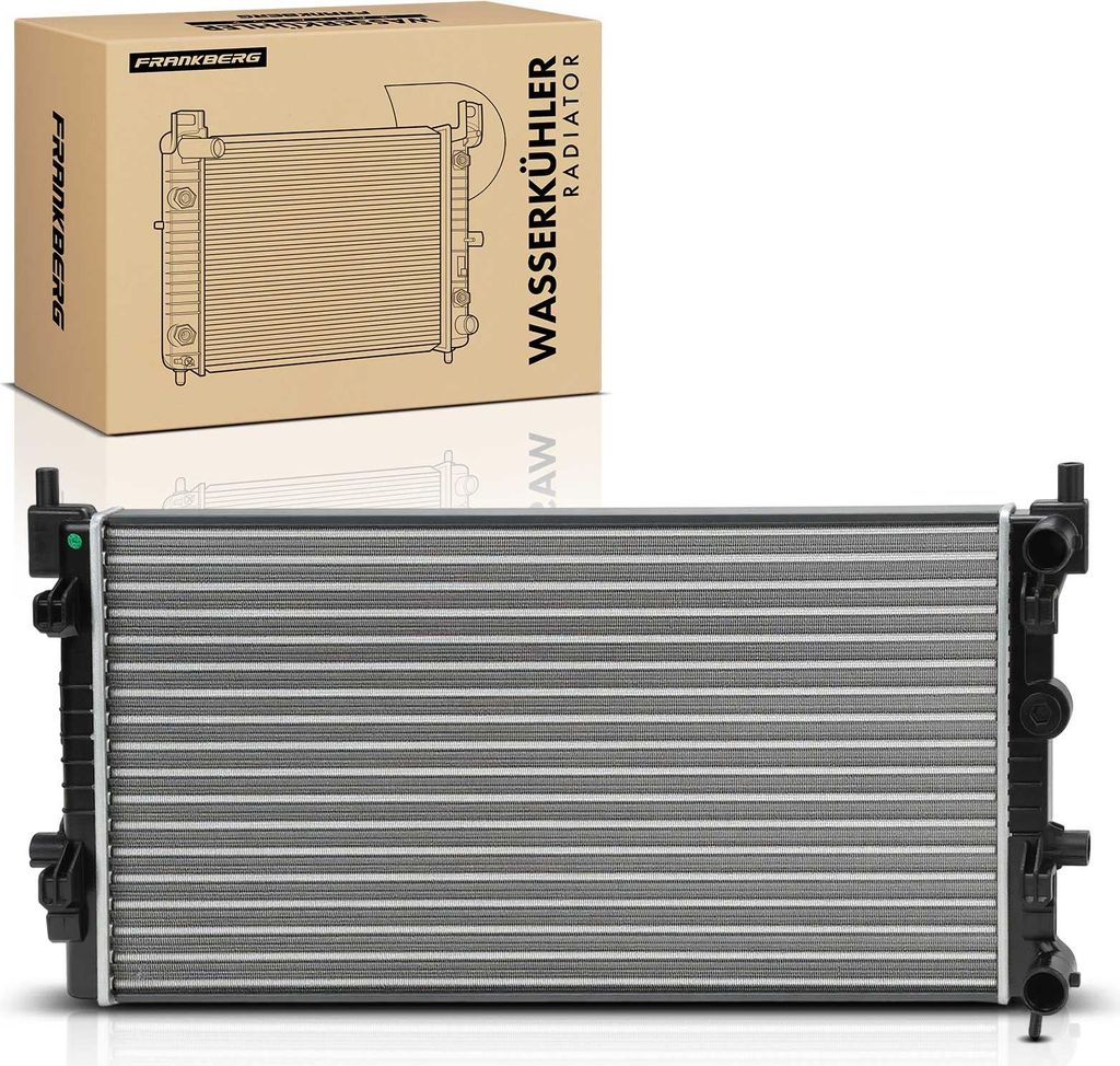 Frankberg 1x Kühler Wasserkühler für VW Polo Audi A1 Seat Ibiza V Skoda Fabia Bj ab 2022
