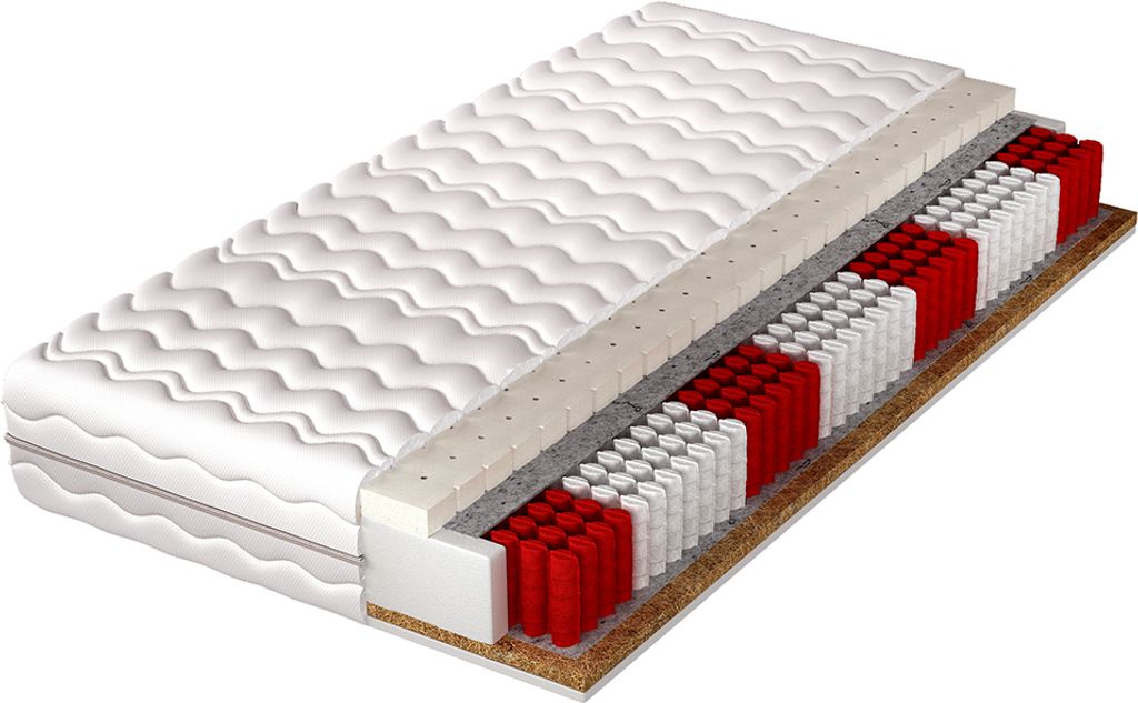Matratze 80x200 TUTI multipocket latex kokos 80x200x20cm H3 / H4