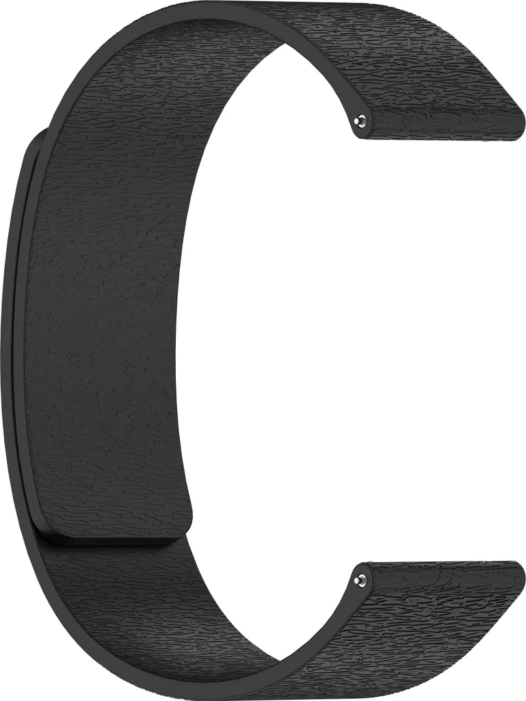 Cinturino Sportivo 18mm INF Magnetico Silicone Cloud Black Wood