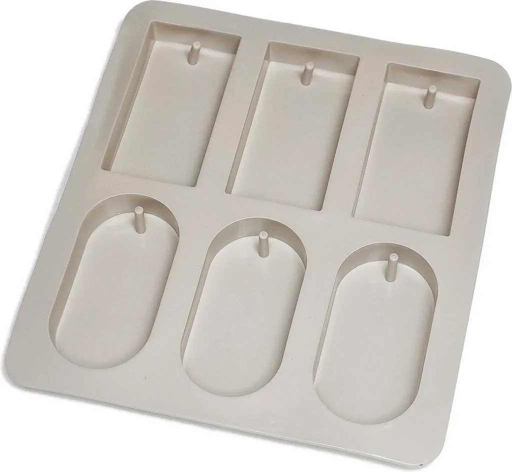 Moule en silicone pour pendentifs parfumés x6 - Format B flexible durable