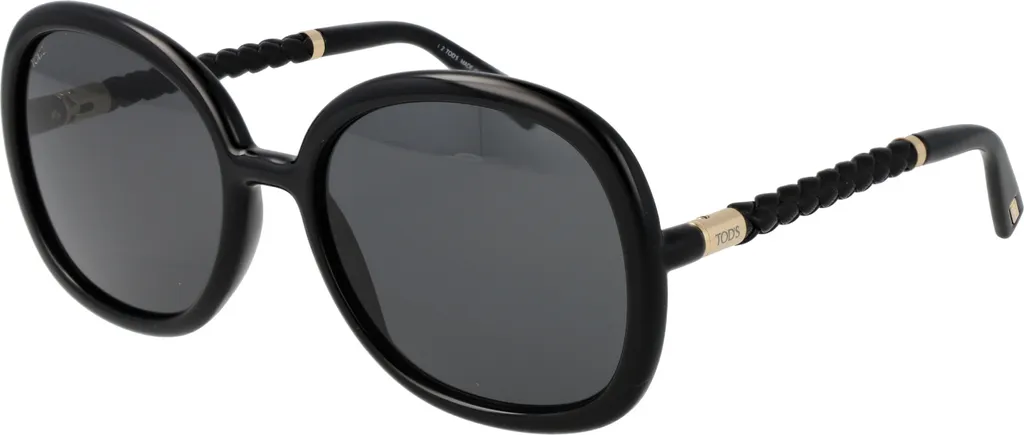 Lunettes de Soleil Rectangulaires Tod's TO 0350 01A Style Chic