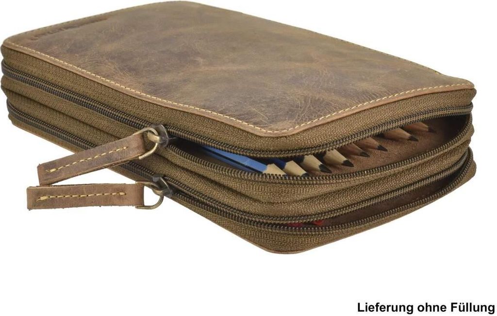 Greenburry Vintage Stifteetui Leder 13 cm Produktbild 22