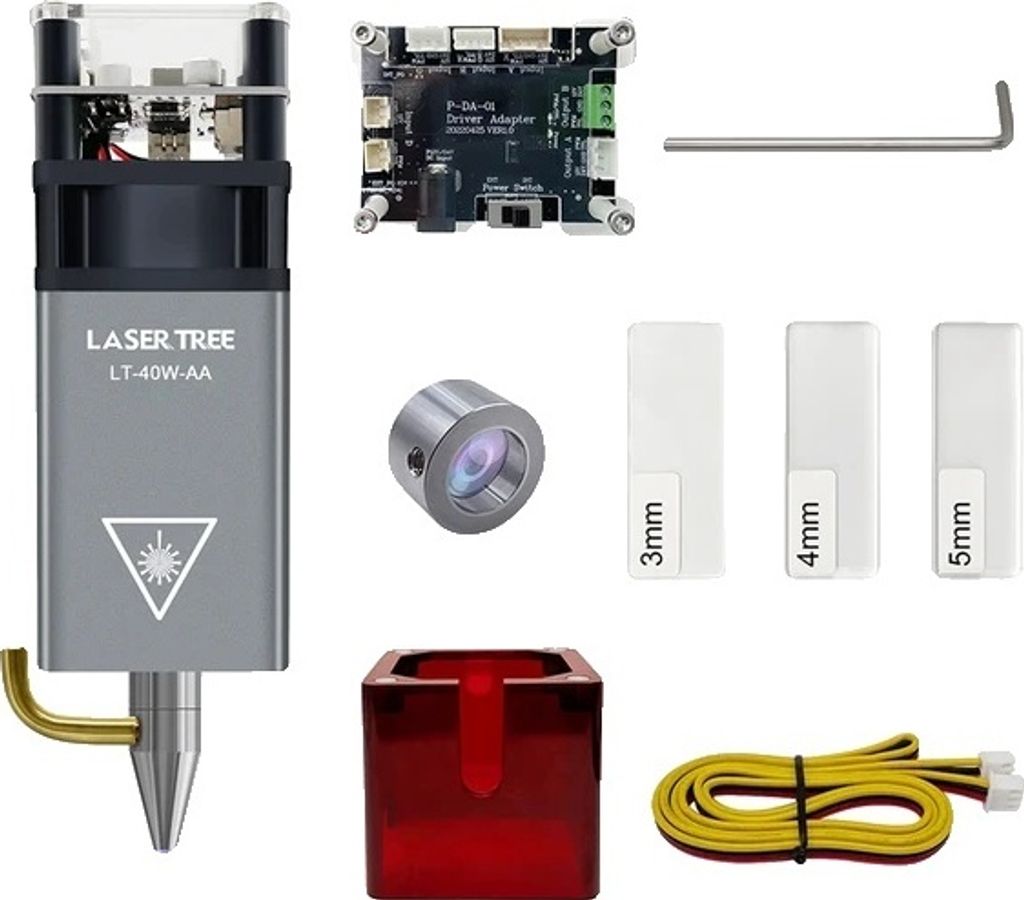 Laserový modul, výkon 40 W, technologie Air Assist, Obrázek produktu 