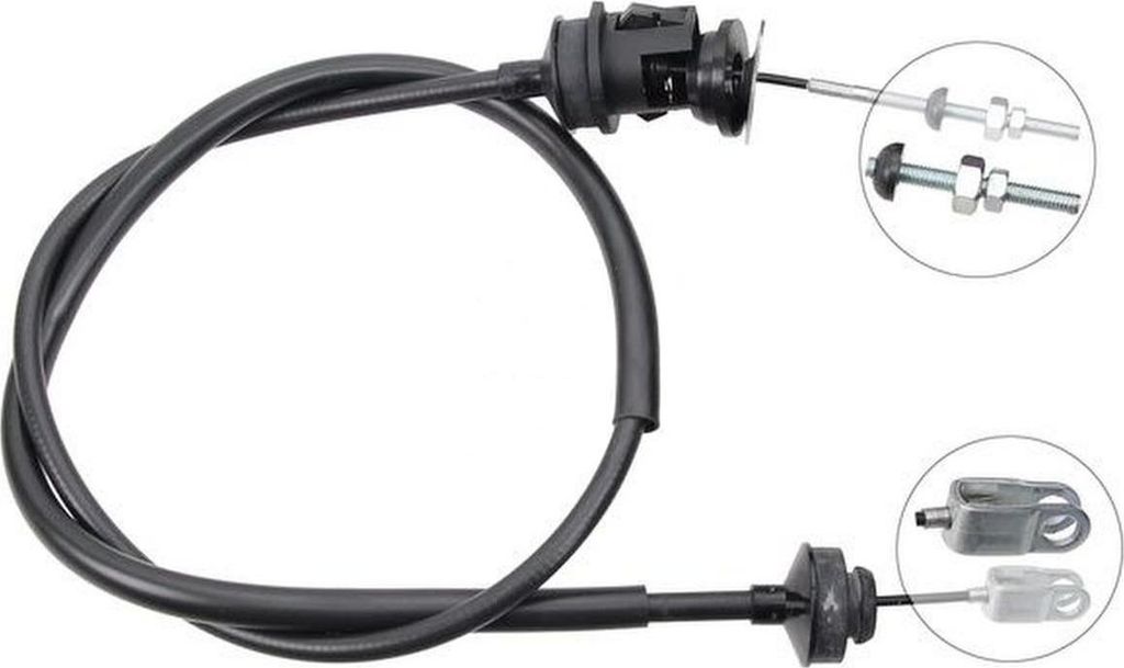A.B.S. K28062 Kupplungsseil Seilzug passend für PEUGEOT 205 II (20A/C)