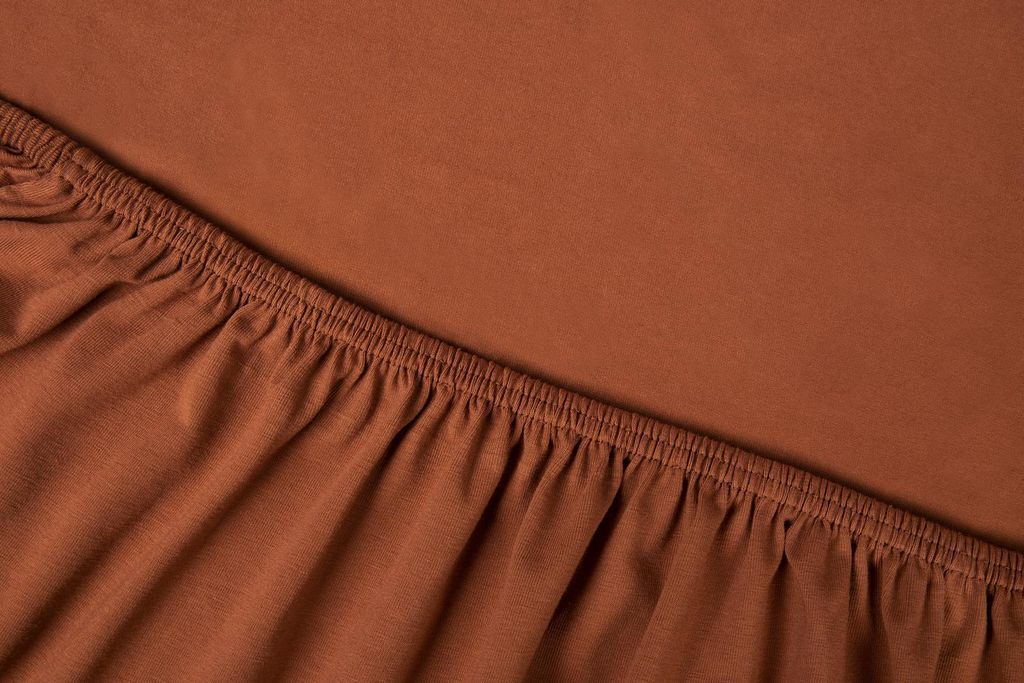 Kayori Saiko Spannbettlaken Premium Jersey Leather 180-200x200-220 cm, Matratzenhöhe bis 35cm, Bügelfrei Pflegeleicht