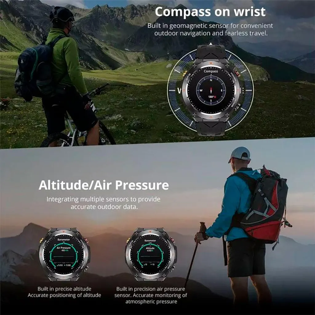 COLMI Colmi V75 smartwatch (black) - 7