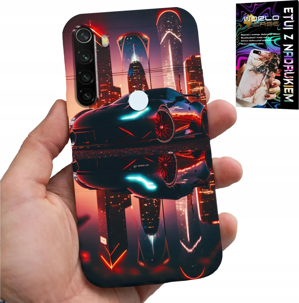Custodia Design Auto per Xiaomi Note 8T - Eleganza Maschile e Praticità