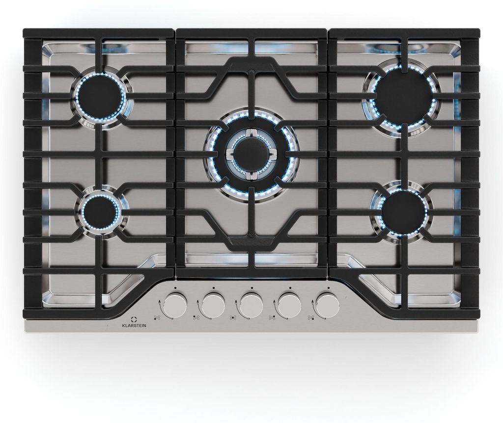 Klarstein Turbocast plynová varná doska - 5 horákov z Obrázok produktu 