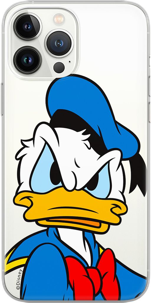 Handyhülle Donald-003 Disney Partial Print Transparent kompatibel mit iPhone 14 Pro