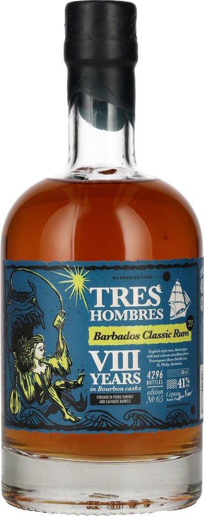 Tres Hombres Edition No.65 8 Years Barbados 500ml 41,0% Vol.