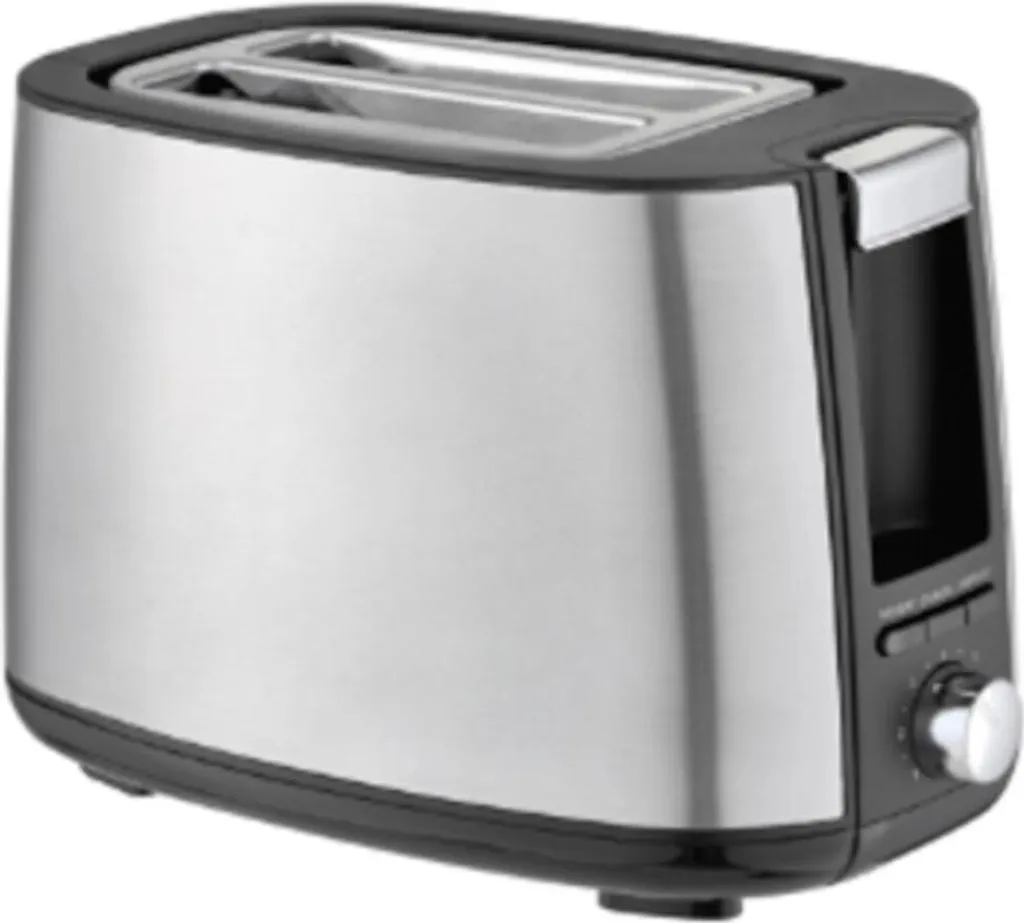 Grille-pain automatique 2 fentes inox Alpina avec dorage réglable