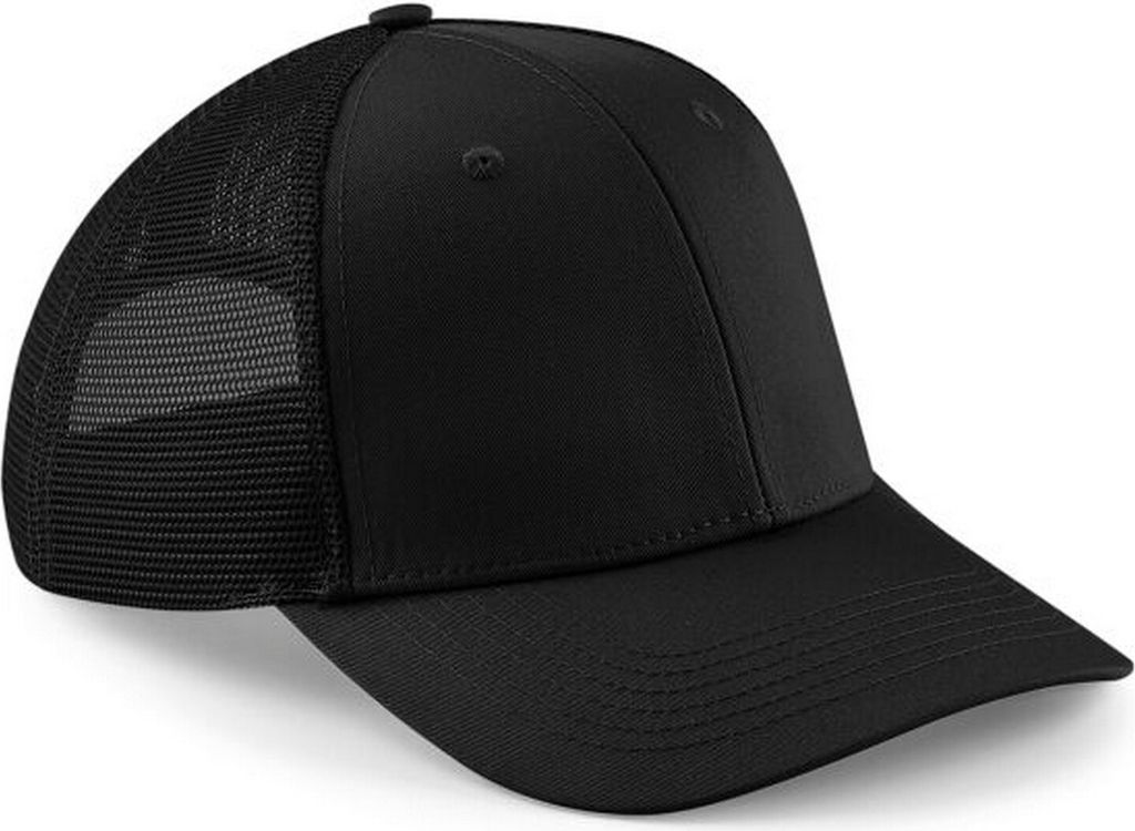 Beechfield - "Urbanwear" Trucker Cap BC5061 (Einheitsgröße) (Schwarz)