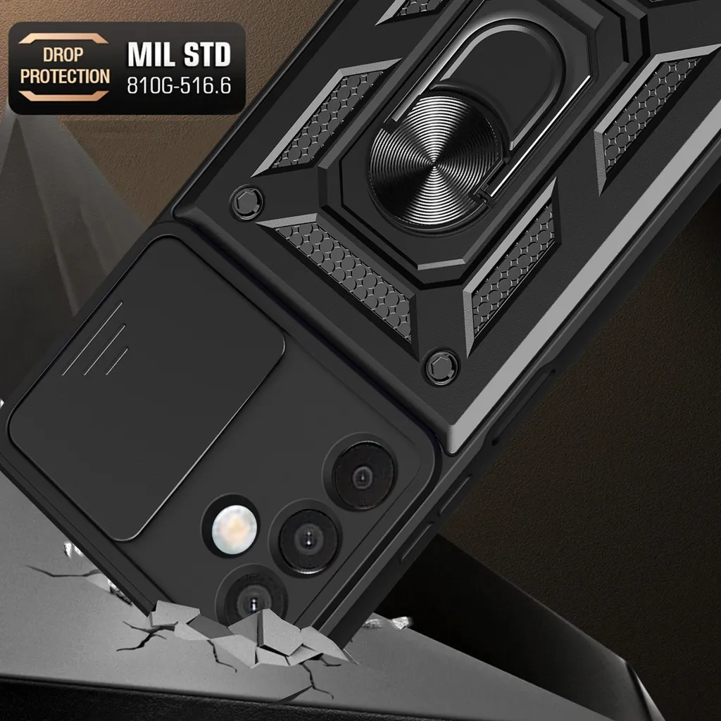 Acquista Custodia lucida in silicone per iPhone 15 Pro con magnete e supporto ad anello a 360 gradi, 5 colori - Grossista