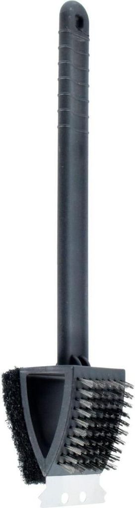 Grillreinigungsbürste 37cm Edelstahl, Schwamm und Schaber Produktbild 