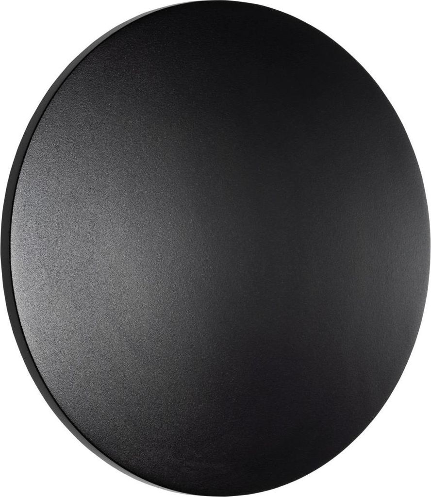 LED Außenwandlampe Aluminium IP54 Schwarz rund warmweißes Licht 3000 K 750 lm Modern Kellerlampe