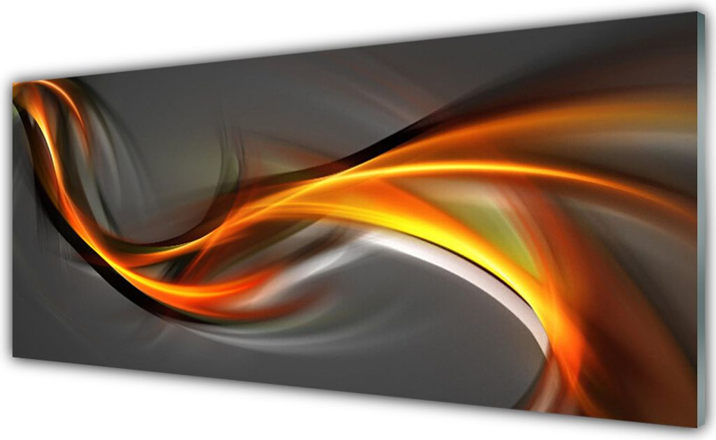 Küchenrückwand aus Glas 125x50cm Spritzschutz Abstrakt Kunst