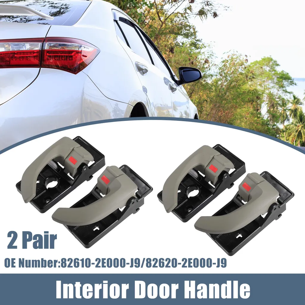 Set de 4 Poignées Intérieures de Voiture pour Hyundai Réparation Complète