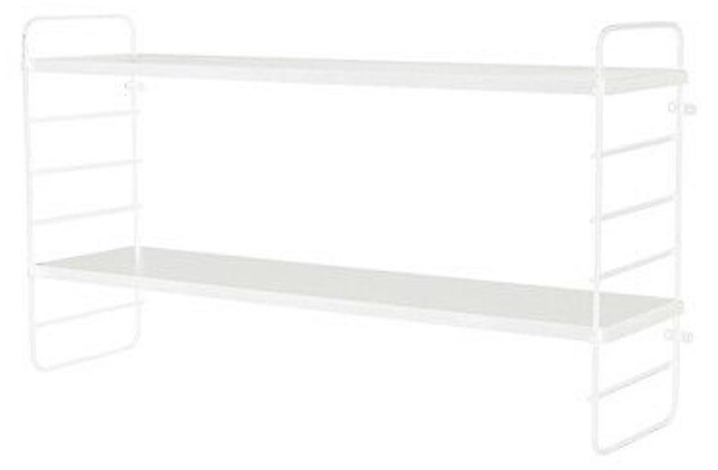 Bloomingville Regal weiß 65 cm Wandregal Metall 2 MDF Böden Produktbild 