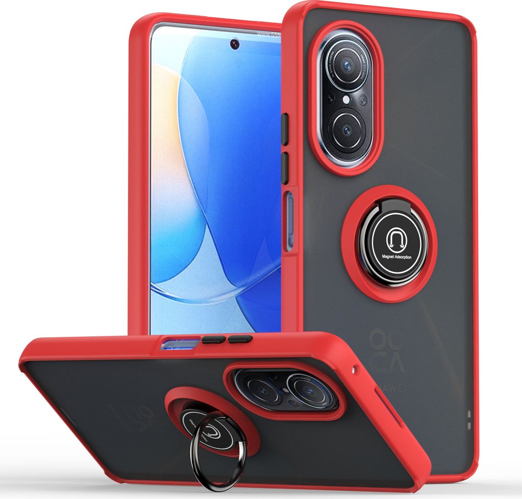 ONEFLOW Cover Morbida Per Huawei Nova 9 SE - Silicone Opaco Con Bordi Rialzati, Colore Petrolio - 4