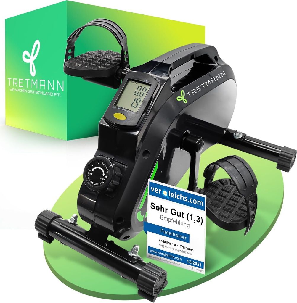 Tretmann Pedaltrainer PRO Set - extra Leise & Produktbild 